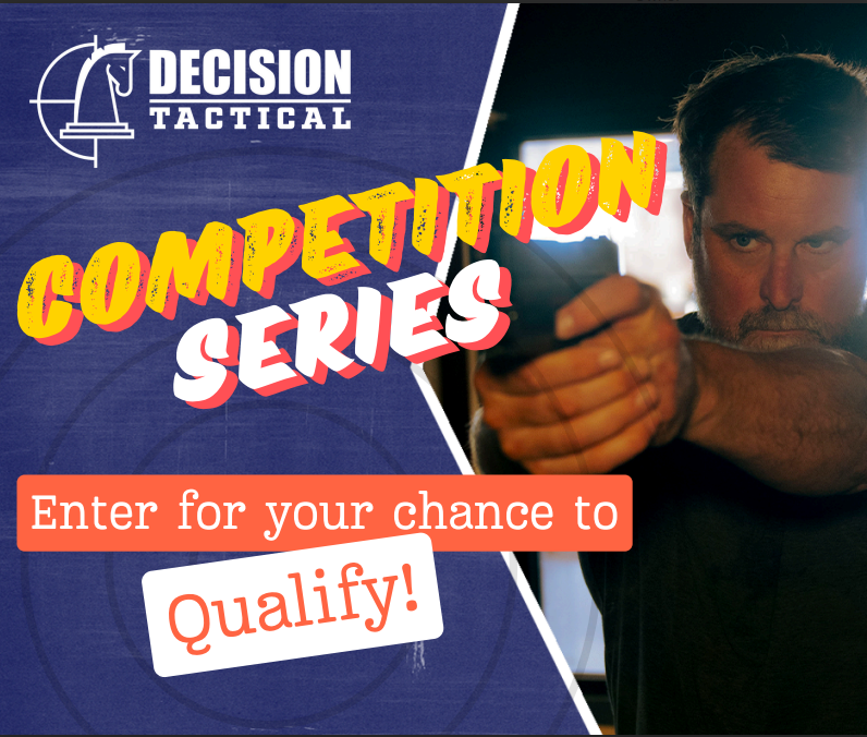 Join Decision Tactical for our inaugural Tournament Series! Test your skills on our Competition Course every Friday through Sunday, with scores automatically entered for our August 2024 Summer Shootout. Whether a novice or expert, hone your speed, accuracy, and 'move-and-shoot' techniques. Top qualifiers each month compete for prizes including exclusive D-Tac gift cards, swag, and a special Tournament Course. Even if you don't qualify, keep practicing and stay tuned for future events! Follow us for updates and see you at D-Tac!