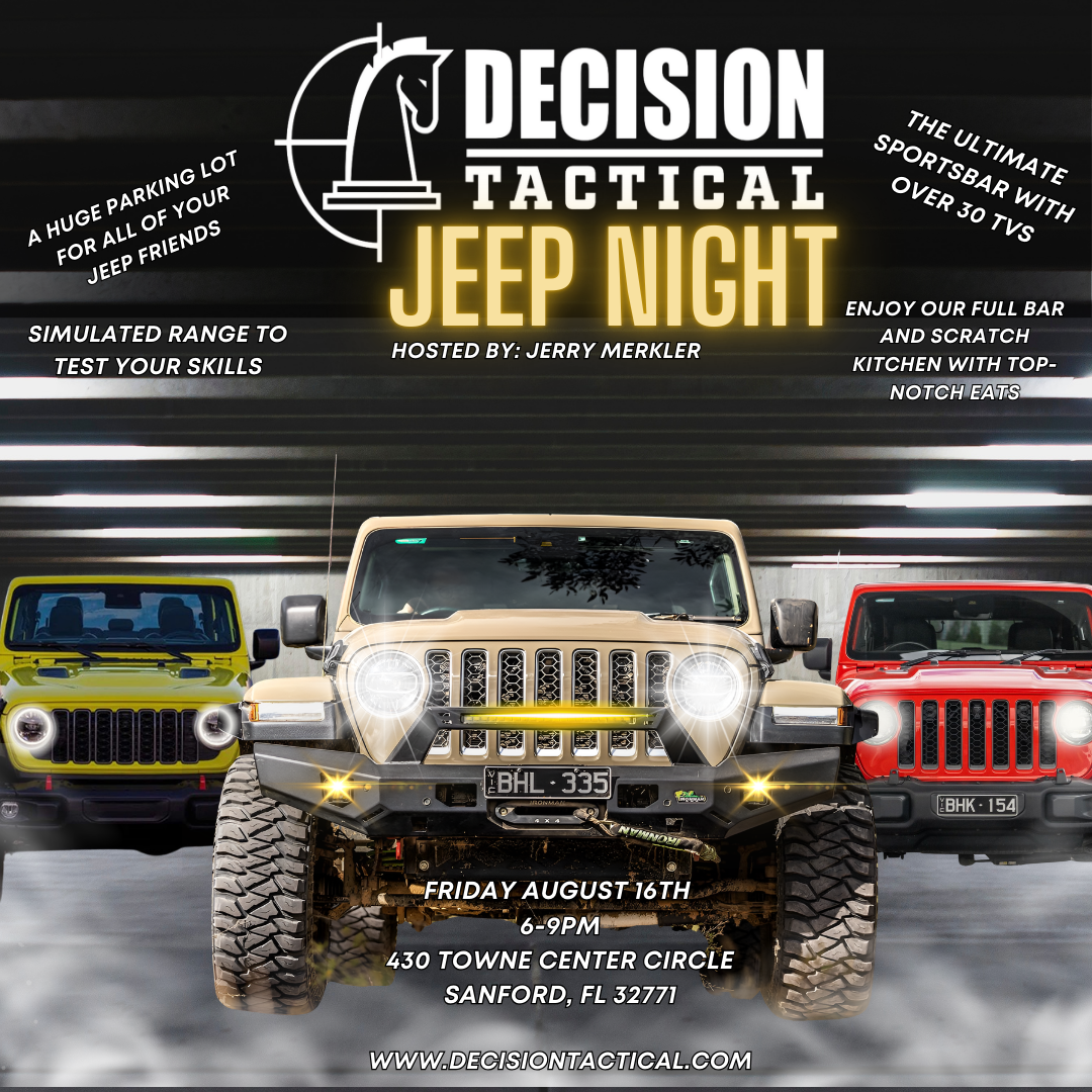 Jeep Night at Decision Tactical in Sanford, FL